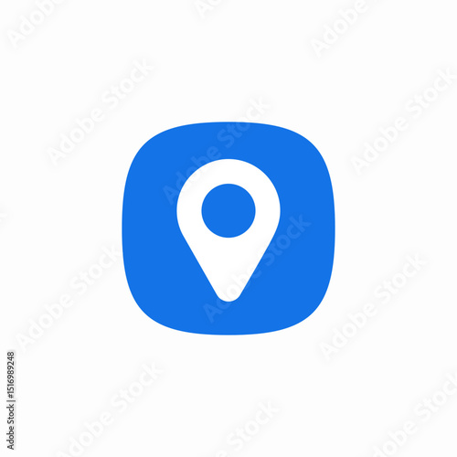gps application icon sign vector