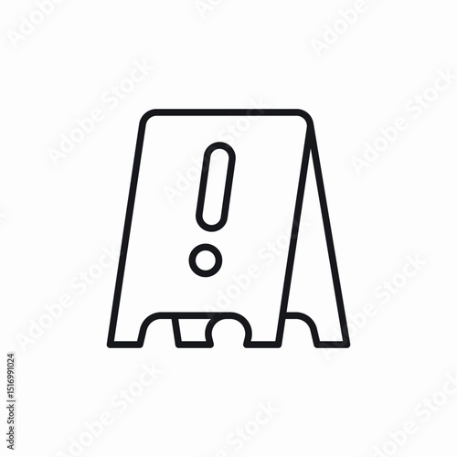 warning spot icon sign vector