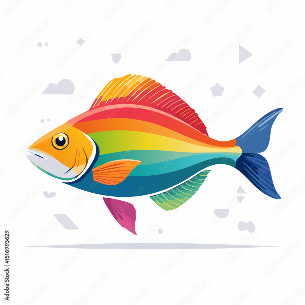 Fototapeta premium colorful Fish vector