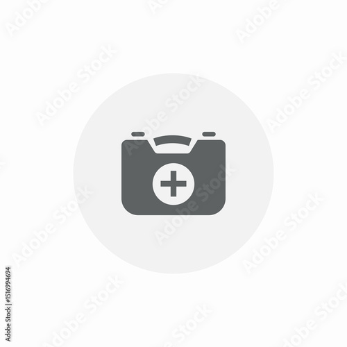 emergency kit icon sign vector