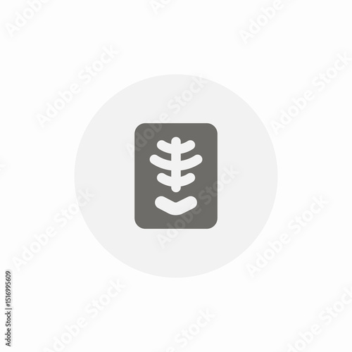 Free Download medical ray screening icon sign vector - GFXLoad