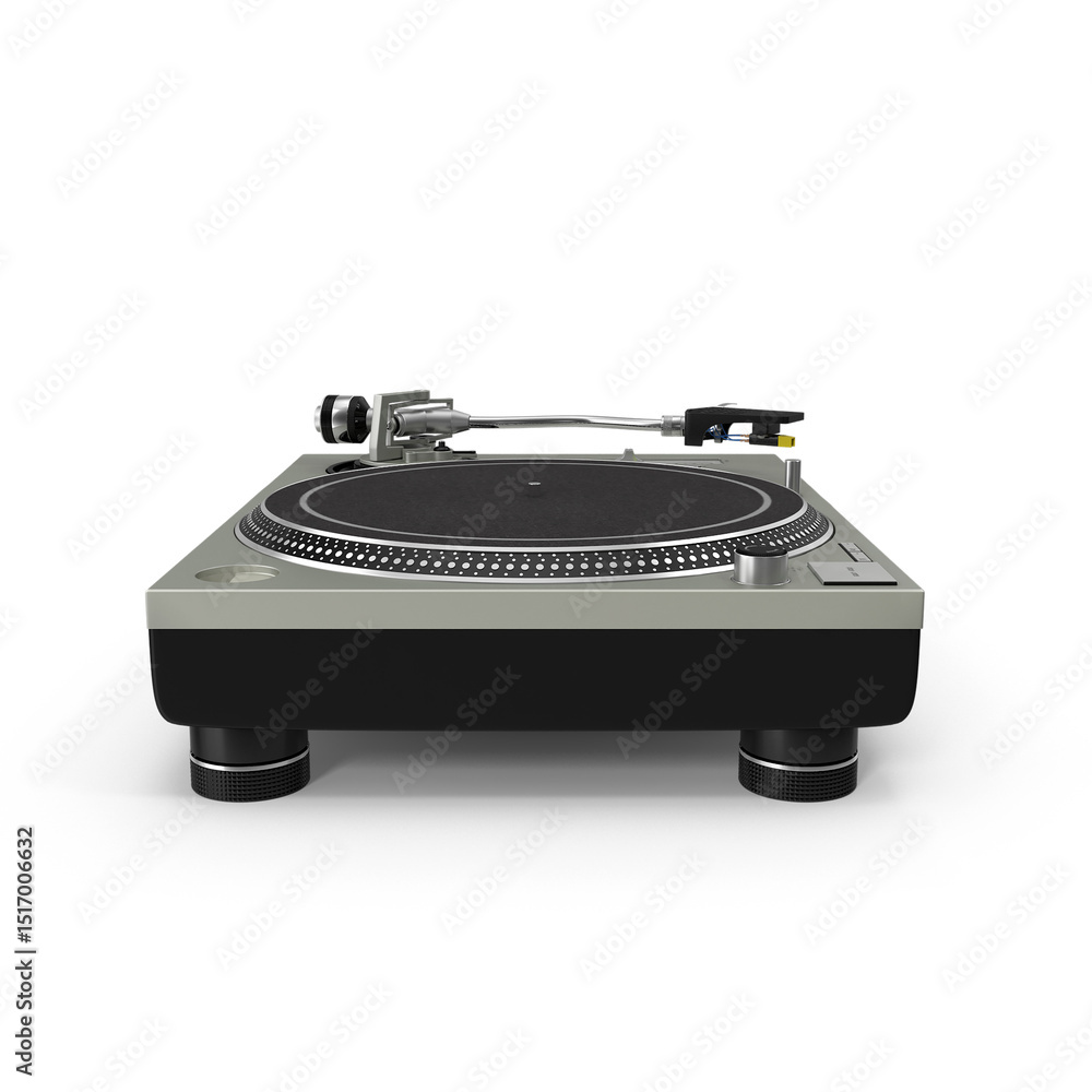 Fototapeta premium Turntable isolated on transparent background