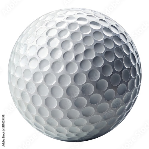 golf ball isolated on white background