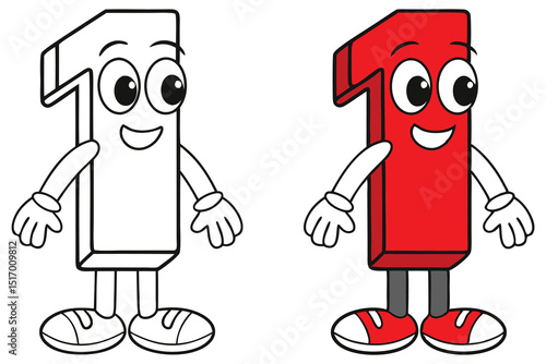 cartoon character of man