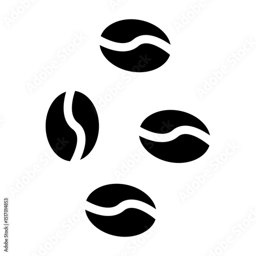 Bean Vector Glyph Icon Design