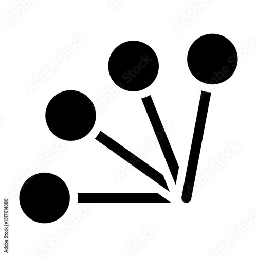 Measuring Spoons Vector Glyph Icon Design