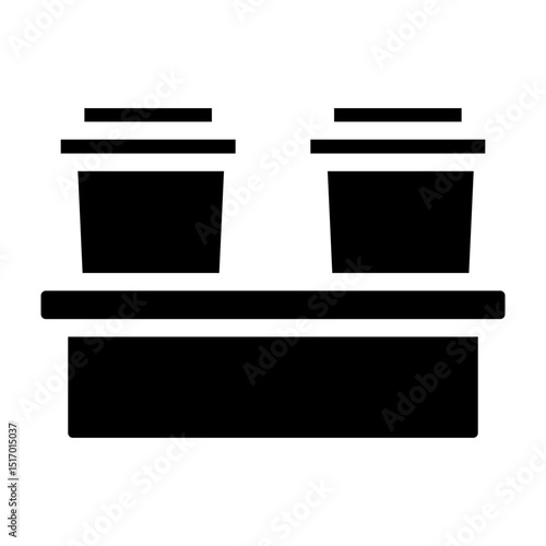 Holder Vector Glyph Icon Design