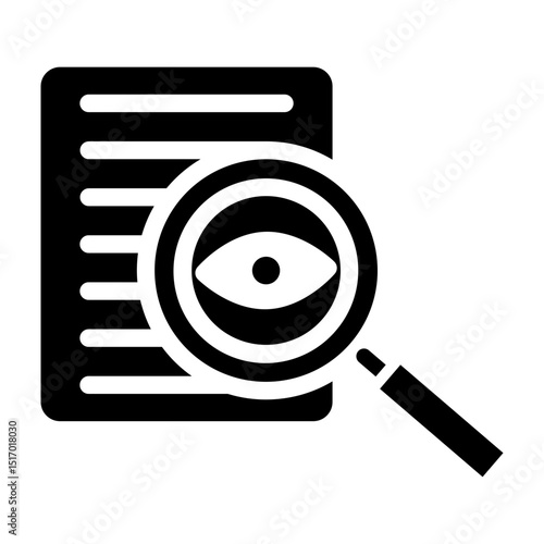 Transparency Vector Glyph Icon Design