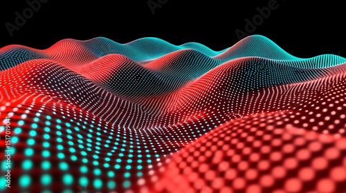 Wallpaper Mural Abstract digital landscape (84) Torontodigital.ca