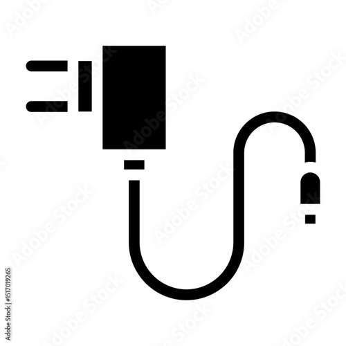 Adapter Vector Glyph Icon Design