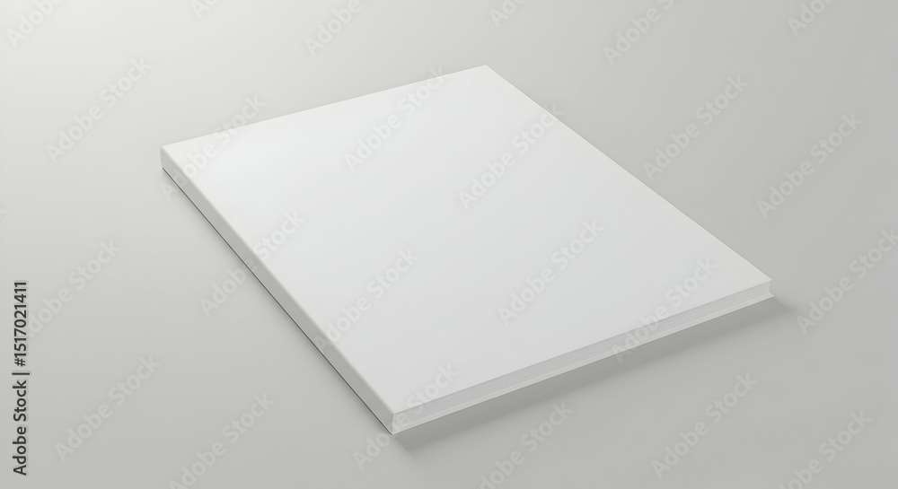 Blank White Paper Mockup Design Template for Brochure Blank White Paper Mockup Design Template for Brochure