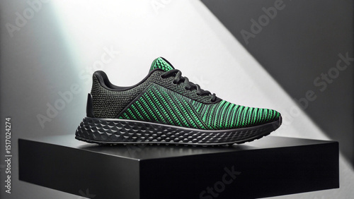 Photorealistic Product Shot of Stylish Athletic Footwear for Branding and Design