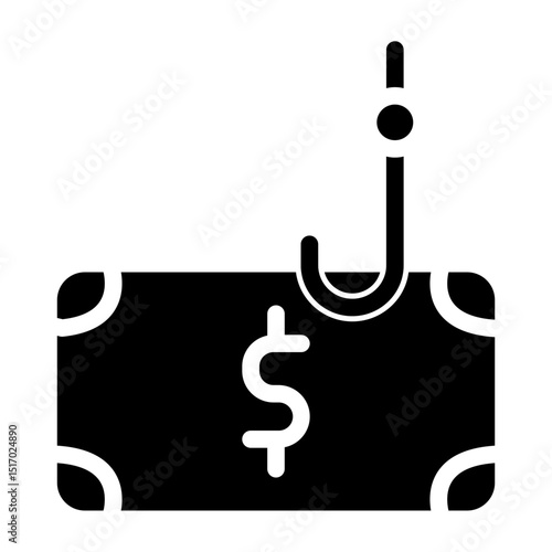 Steal Vector Glyph Icon Design