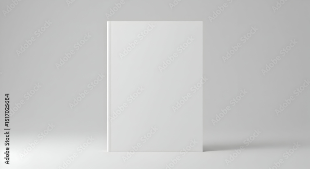 Blank White Book Mockup Design Template for Branding Blank White Book Mockup Design Template for Branding