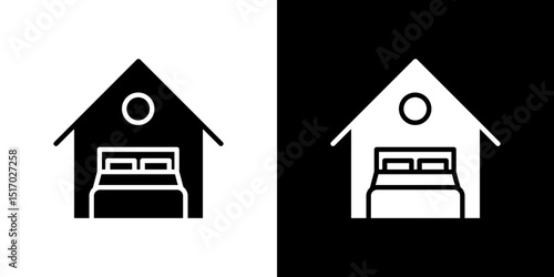 Accomodation icon symbols. Vector illustration.