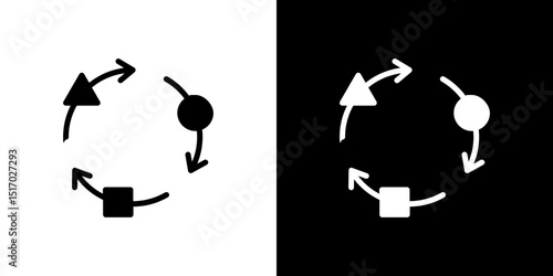 Adaptation icon symbols. Vector illustration.