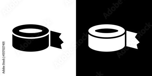 Adhesive tape icon symbols. Vector illustration.