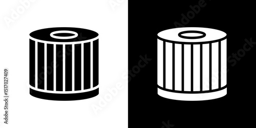 Air filter icon symbols. Vector illustration.