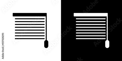 Blinds icon symbols. Vector illustration.