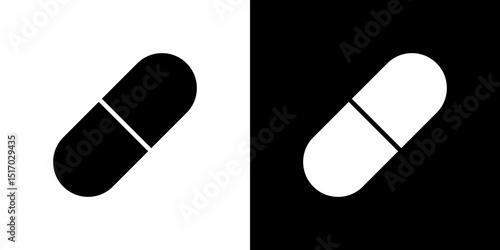 Capsules icon symbols. Vector illustration.