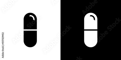 Capsules icon symbols. Vector illustration.
