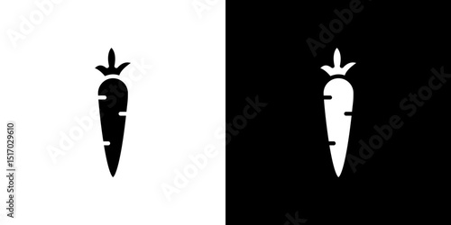 Carrot icon symbols. Vector illustration.