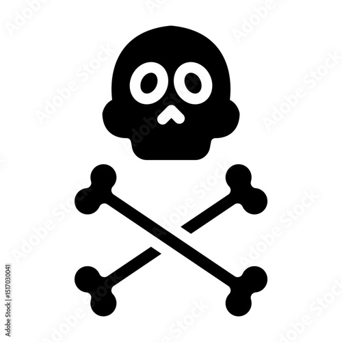 Skeleton Crafts Vector Glyph Icon Design