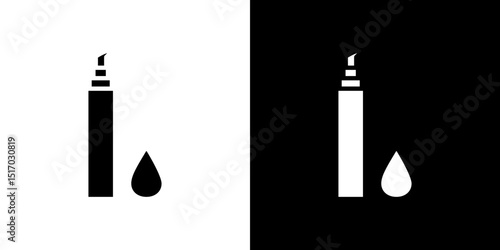 Concealer icon symbols. Vector illustration.