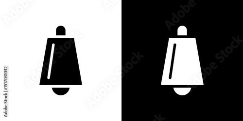 Cowbell icon symbols. Vector illustration.