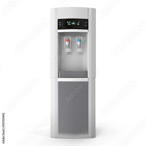 Water dispenser isolated on transparent background
