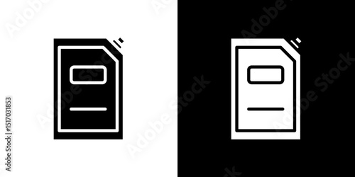 Doy pack pouch icon symbols. Vector illustration.