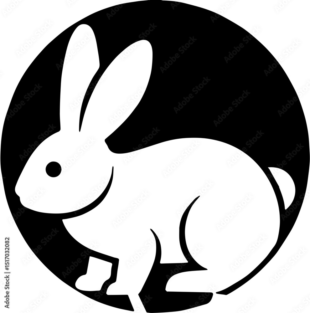 Obraz premium rabbit vector illustration 