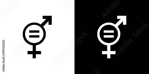 Equality icon symbols. Vector illustration.