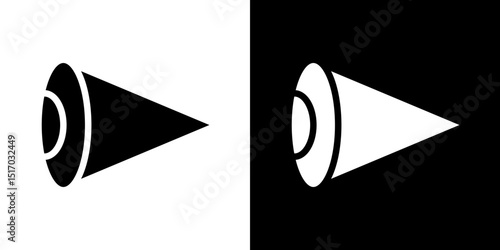 Eye side icon symbols. Vector illustration.