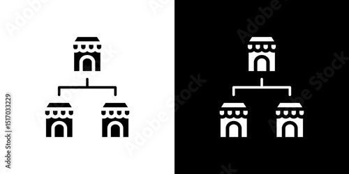 Franchise icon symbols. Vector illustration.