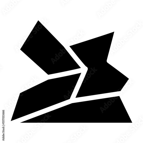 Cave Vector Line Icon Design