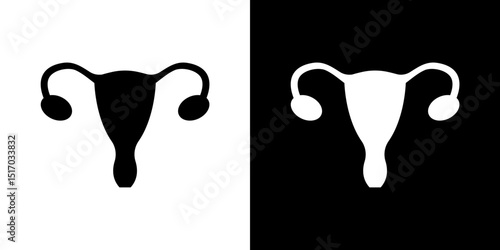 Gynecology icon symbols. Vector illustration.