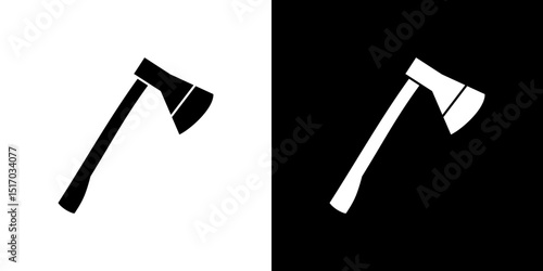 Hatchet icon symbols. Vector illustration.