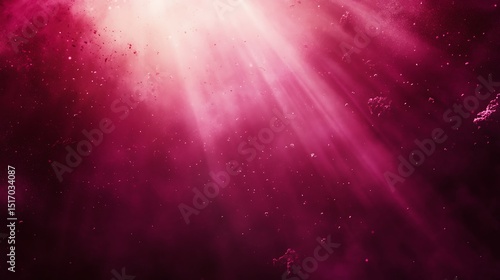 Radiant pink nebula explosion