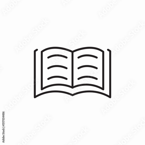 book read icon sign vector