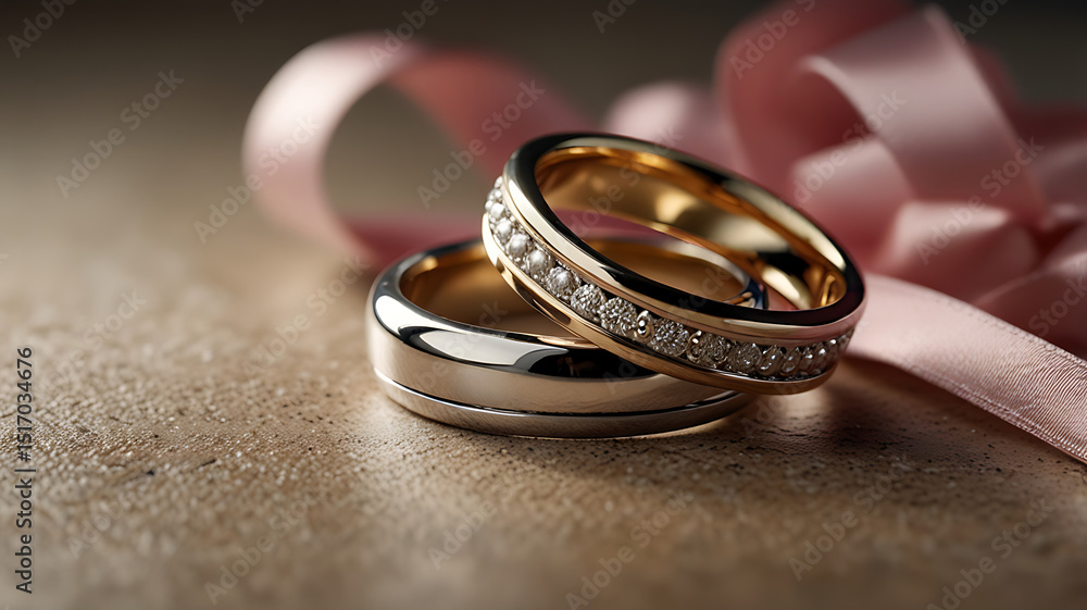 wedding rings on a black background wedding rings on a black background