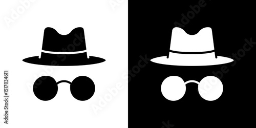 Incognito icon symbols. Vector illustration.