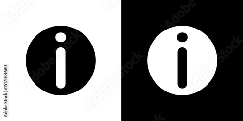 Info icon symbols. Vector illustration.