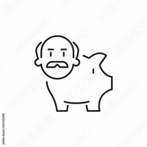 old age save icon sign vector