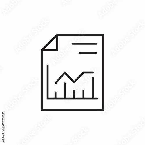 statistics inspection icon sign vector