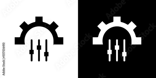 Mass customization icon symbols. Vector illustration.