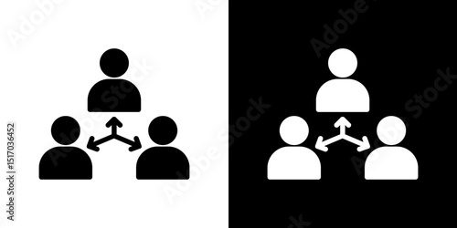 Mediator icon symbols. Vector illustration.