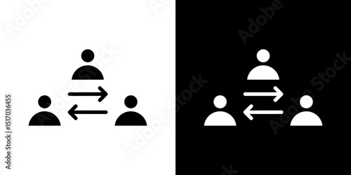 Mediator icon symbols. Vector illustration.