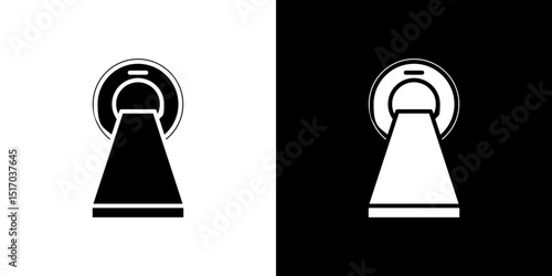 MRI icon symbols. Vector illustration.