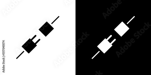 Plug connection icon symbols. Vector illustration.